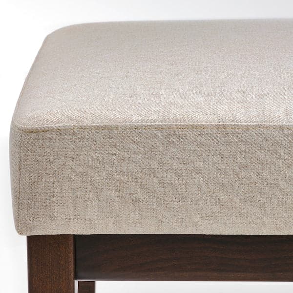 EKENÄSET - Bench, Kilanda light beige, 112 cm - best price from Maltashopper.com 60533533
