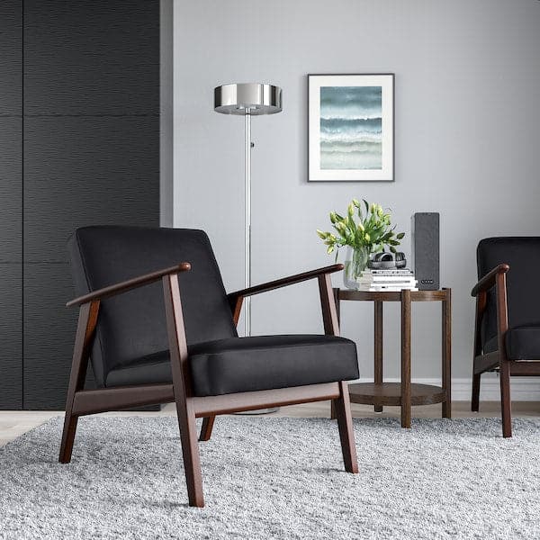 Ikea EKENÄSET - Armchair, Jonsbyn black ,