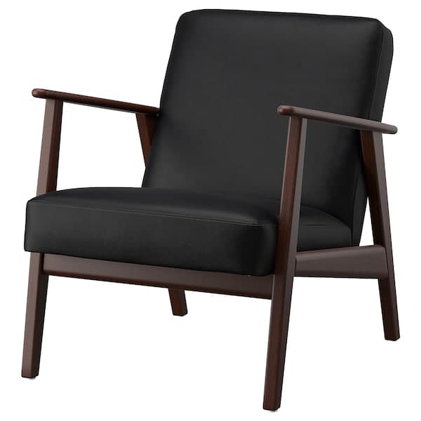Ikea EKENÄSET - Armchair, Jonsbyn black ,