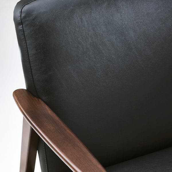 EKENÄSET - Armchair, Jonsbyn black , - best price from Maltashopper.com 70539011