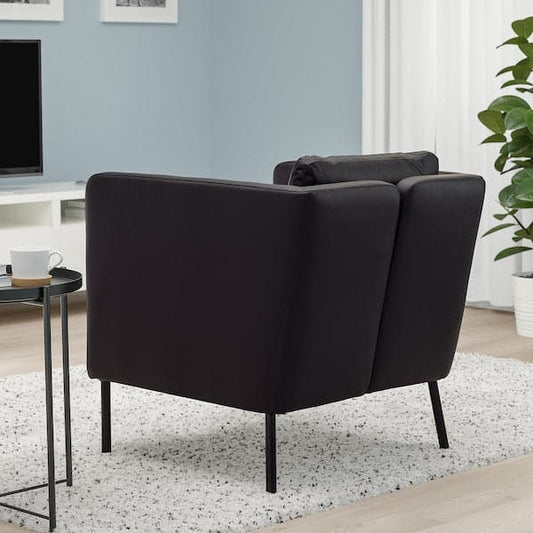 EKERÖ Armchair - Black Bomstad , - best price from Maltashopper.com 70494588