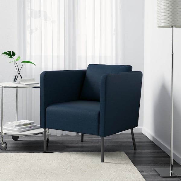Ikea EKERÖ Armchair Skiftebo dark blue ,