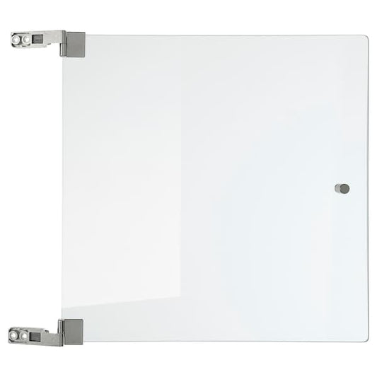EKET - Glass door, clear glass, 31x31 cm - best price from Maltashopper.com 30428901