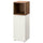 EKET - EKET Cabinet combination with feet, white/walnut effect, 35x35x107 cm