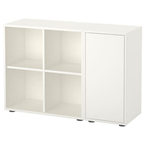 EKET - Cabinet combination with feet, white, 105x35x72 cm