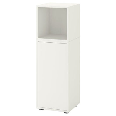 EKET - Cabinet combination with feet, white, 35x35x107 cm - best price from Maltashopper.com 09284650