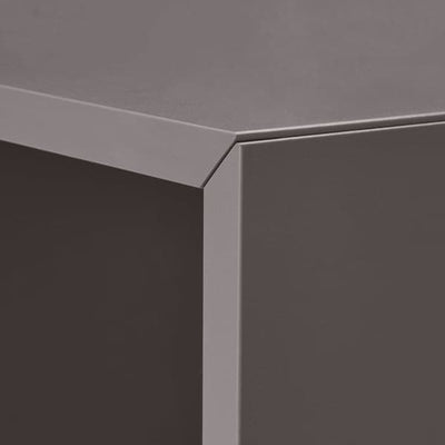 EKET - Cabinet combination with feet, dark grey, 35x35x107 cm - best price from Maltashopper.com 79286448