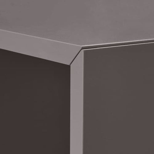 EKET - Cabinet combination with feet, dark grey, 35x35x107 cm