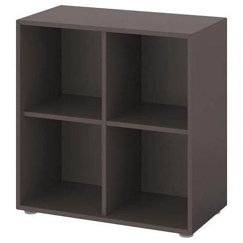 EKET - Cabinet combination with feet, dark grey, 70x35x72 cm