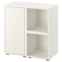 EKET - Cabinet combination with feet, white, 70x35x72 cm - best price from Maltashopper.com 19494474