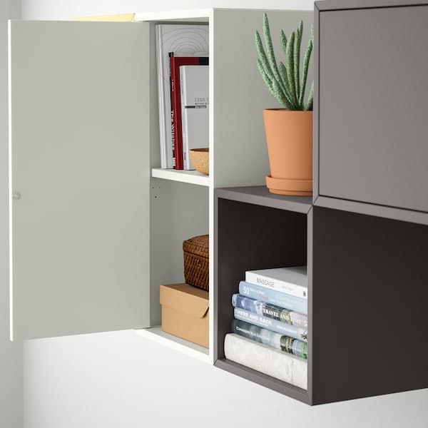 Ikea EKET - Wall-mounted cabinet combination, white/multicolour, 175x35x70 cm