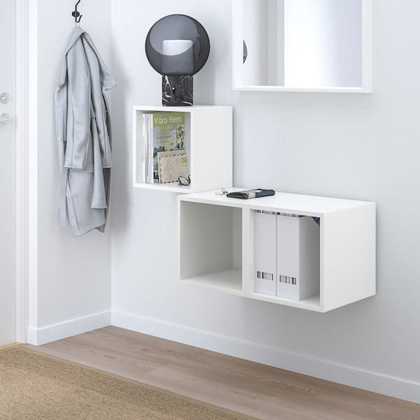 Ikea EKET - Wall-mounted cabinet combination, white, 105x35x70 cm