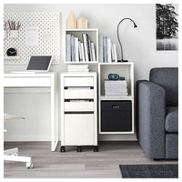 EKET - Wall-mounted cabinet combination, white, 105x35x70 cm - best price from Maltashopper.com 29286281