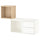 EKET - EKET Wall-mounted storage combination, white stained oak effect/white, 105x35x70 cm