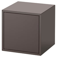 EKET - Wall-mounted cabinet combination, dark grey, 35x35x35 cm - best price from Maltashopper.com 49307640