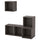 EKET - EKET Wall-mounted cabinet combination, dark grey, 105x35x120 cm