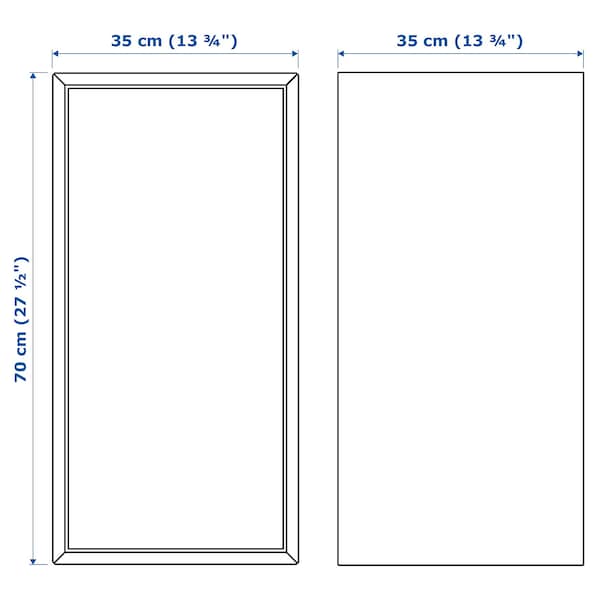 EKET - Wall-mounted cabinet combination, dark grey, 175x35x70 cm - best price from Maltashopper.com 39286394