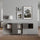 EKET - EKET Wall-mounted cabinet combination, dark grey, 175x35x70 cm