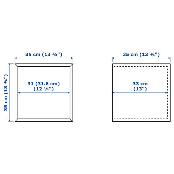 Ikea EKET - Wall-mounted cabinet combination, multicolour/white, 175x35x210 cm