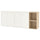 EKET - EKET Wall-mounted cabinet combination, white/white stained oak effect, 175x35x70 cm