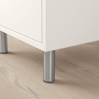 EKET - Leg, metal/silver-colour, 10 cm - best price from Maltashopper.com 70428904