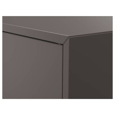 EKET - Cabinet w 2 doors and 1 shelf, dark grey, 70x35x70 cm - best price from Maltashopper.com 20344921