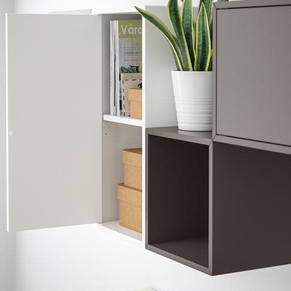 EKET - Cabinet w door and 1 shelf, white