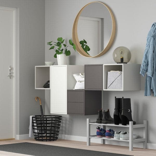 EKET - Cabinet w door and 1 shelf, white