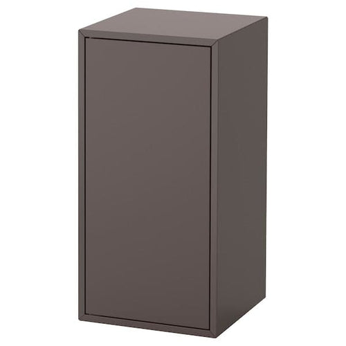 EKET - Cabinet w door and 1 shelf, dark grey, 35x35x70 cm