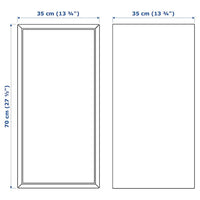EKET - Cabinet w door and 1 shelf, dark grey, 35x35x70 cm - best price from Maltashopper.com 50344929