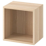 EKET cabinet, white stained oak effect, 35x25x35 cm
