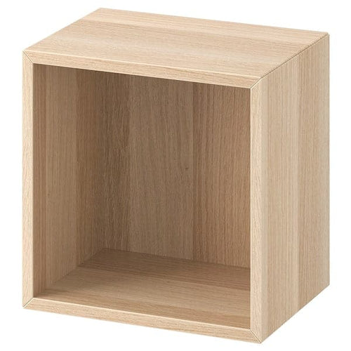 EKET - Cabinet, white stained oak effect, 35x25x35 cm