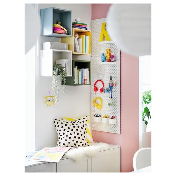 Ikea EKET - Cabinet, pale yellow, 35x25x35 cm