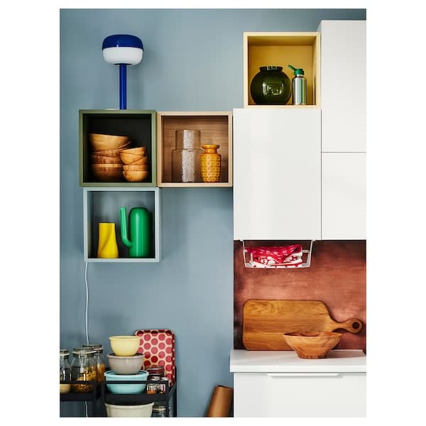 EKET - Cabinet, pale yellow, 35x25x35 cm - best price from Maltashopper.com 80556236