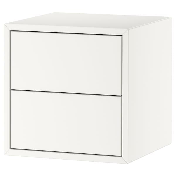 Ikea EKET - Wall cabinet with 2 drawers, white, 35x35x35 cm