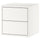 EKET - Wall cabinet with 2 drawers, white, 35x35x35 cm