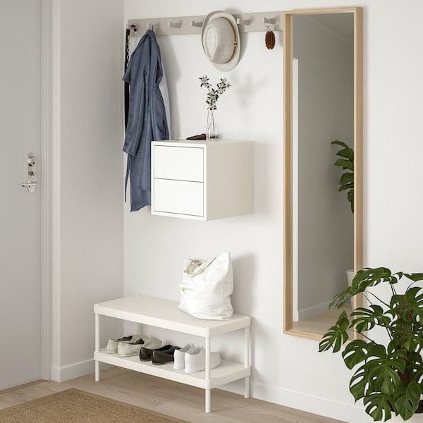 Ikea EKET - Wall cabinet with 2 drawers, white, 35x35x35 cm