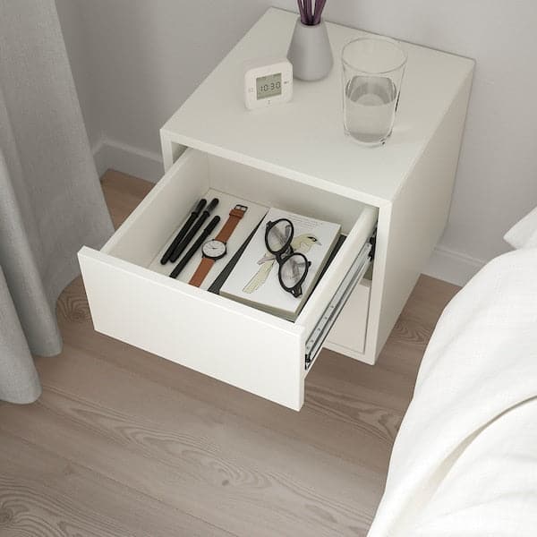 EKET - Wall cabinet with 2 drawers, white, 35x35x35 cm - best price from Maltashopper.com 69329387