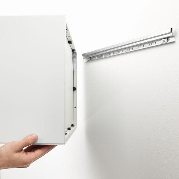 EKET - Wall-mounted shelving unit w 4 comp, dark grey, 70x35x70 cm - best price from Maltashopper.com 19285833