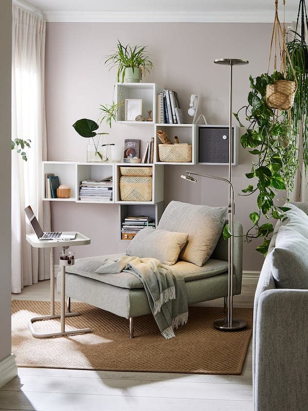 Ikea EKET - Wall-mounted shelving unit, white, 35x35x35 cm