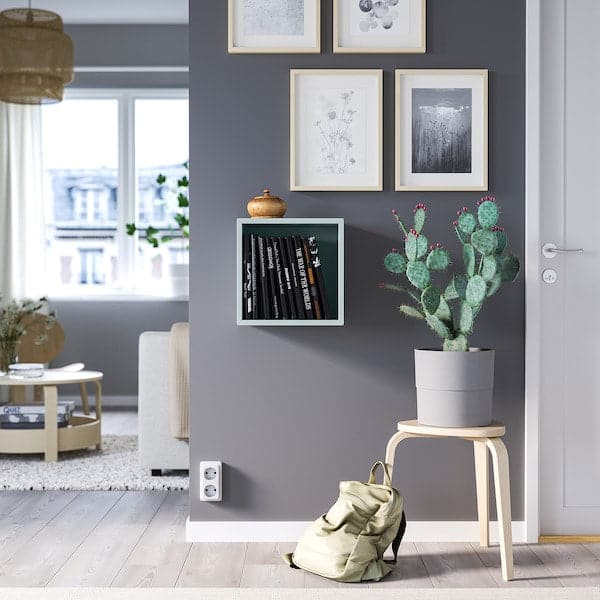 Ikea EKET - Wall-mounted shelving unit, light grey-blue, 35x25x35 cm