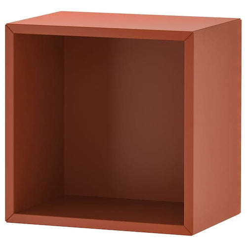 EKET - Wall-mounted shelving unit, red-brown, 35x25x35 cm