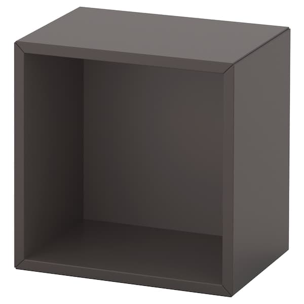EKET - Wall-mounted shelving unit, dark grey