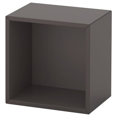 EKET - Wall-mounted shelving unit, dark grey, 35x25x35 cm - best price from Maltashopper.com 39285827