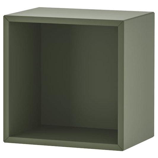 Ikea EKET - Wall-mounted shelving unit, grey-green, 35x25x35 cm