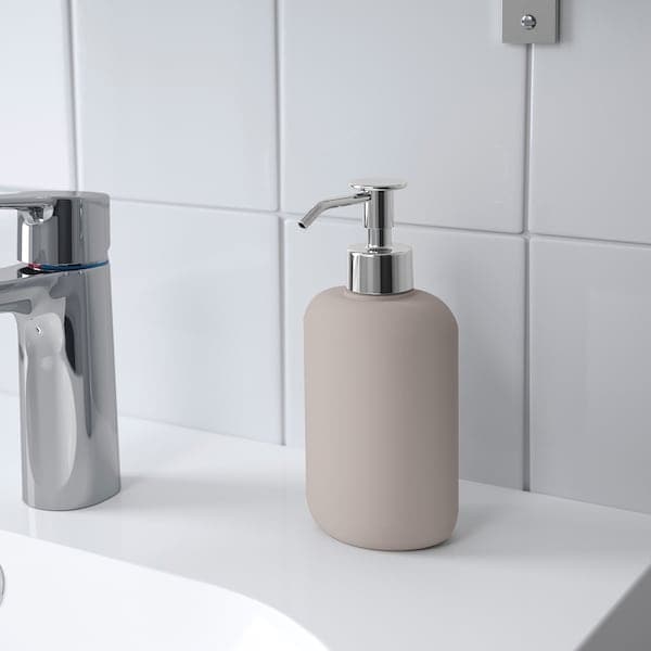 Ikea EKOLN - Soap dispenser, beige