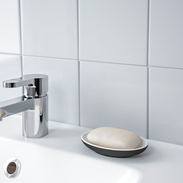 EKOLN - Soap dish, dark grey - best price from Maltashopper.com 60441618