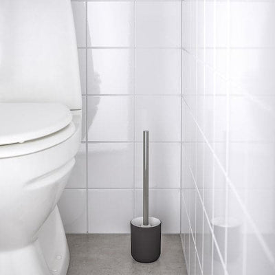 EKOLN - Toilet brush, dark grey - best price from Maltashopper.com 80427310