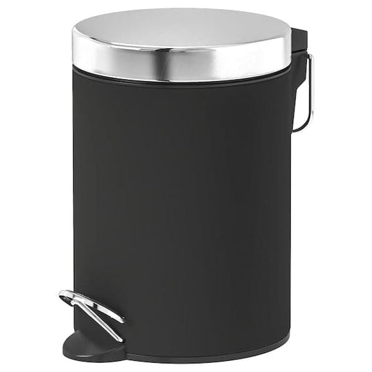 EKOLN - Waste bin, dark grey, 3 l - best price from Maltashopper.com 40493910