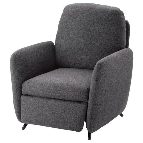 EKOLSUND - Recliner cover, Gunnared dark grey ,